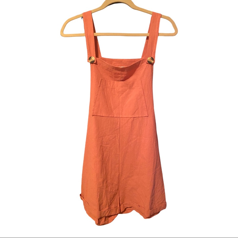 Coco and Main soft peach 🍑 short romper